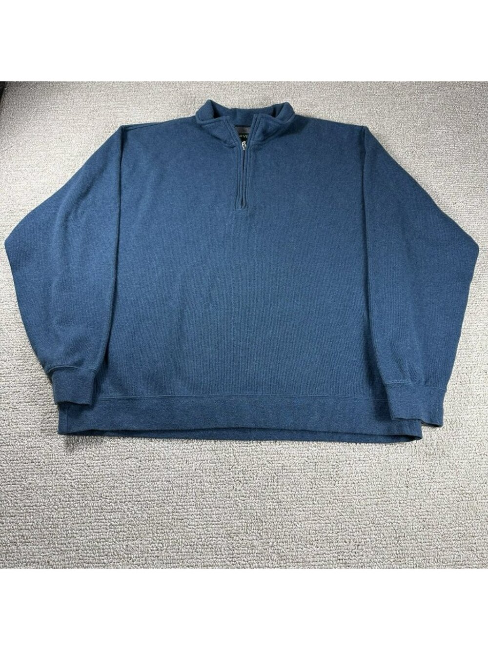 Orvis 1/4 Zip Pullover Sweater Sweatshirt Teal Men’s Size XXL
